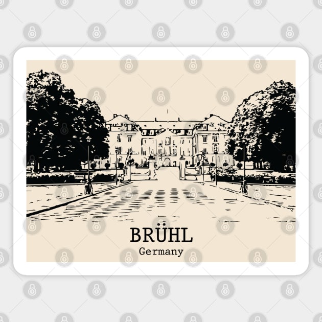 Brühl - Germany Magnet by Lakeric